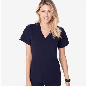 Figs “Flores” Peplum scrub top *limited edition*
